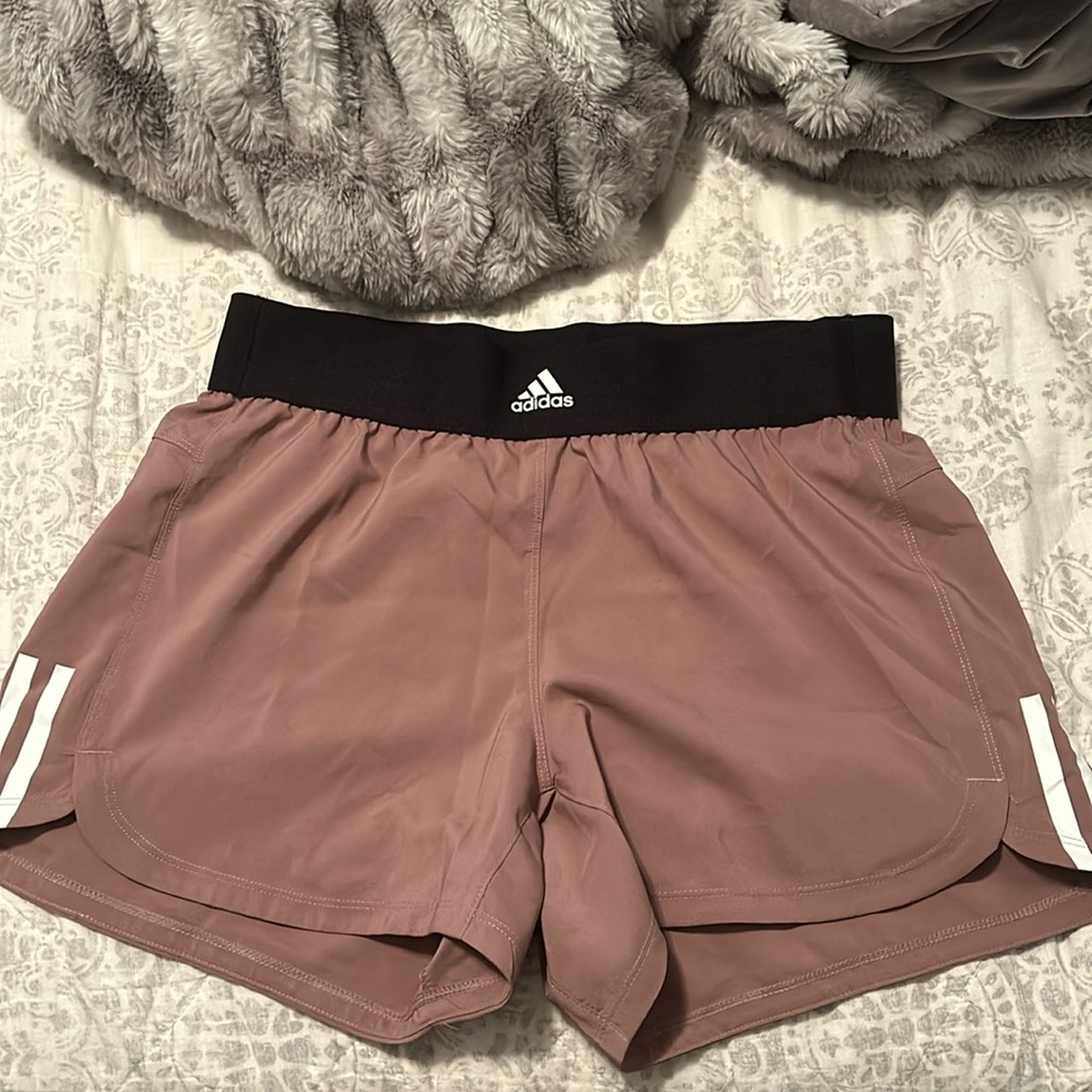 Purple/brownish shorts